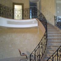 Black Indoor Wrought Iron Balustrade