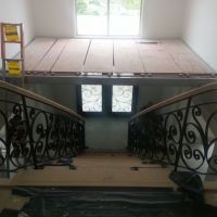 Black Indoor Wrought Iron Balustrade