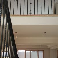 Black Indoor Wrought Iron Balustrade Canterbury