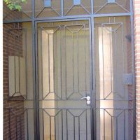Black Wrought Iron Door