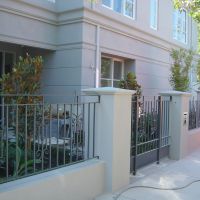 Black Outdoor Wrought Iron Fence
