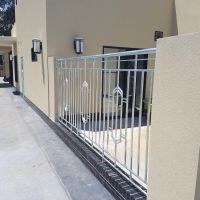 Black Outdoor Wrought Iron Fence