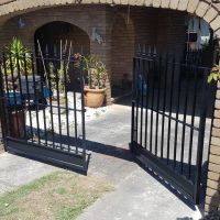 Black Outdoor Wrought Iron Gates Scoresby