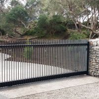Black Outdoor Wrought Iron Gates