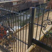 Black Outdoor Wrought Iron Gates Warrandyte