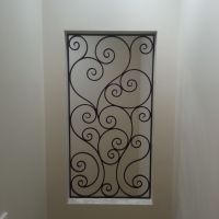 Indoor Ornamental Black Wrought Iron 
