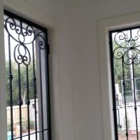 Black Outdoor Wrought Iron Window Grills