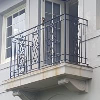Black Outdoor Wrought Iron Window Grills